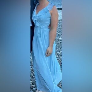 Elegant Light Blue Dress